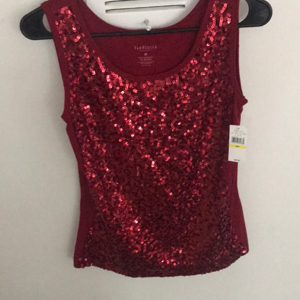 M van heusen sequin tank